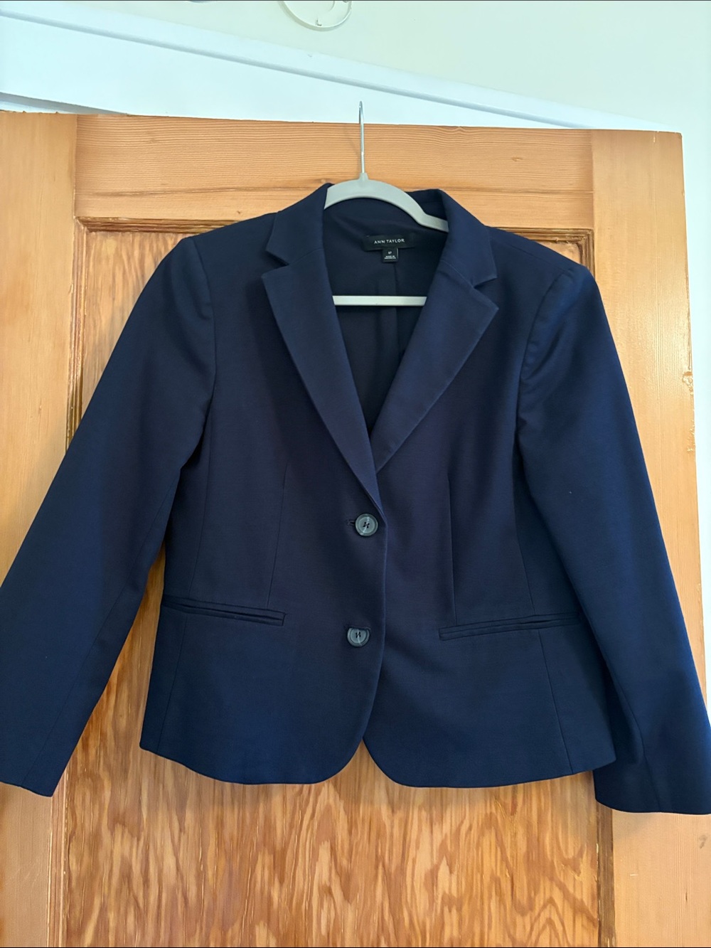 Ann Taylor Navy Two-Button Women's Blazer